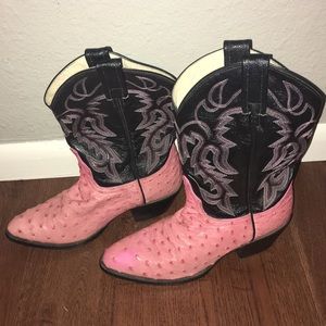 Ostrich boots